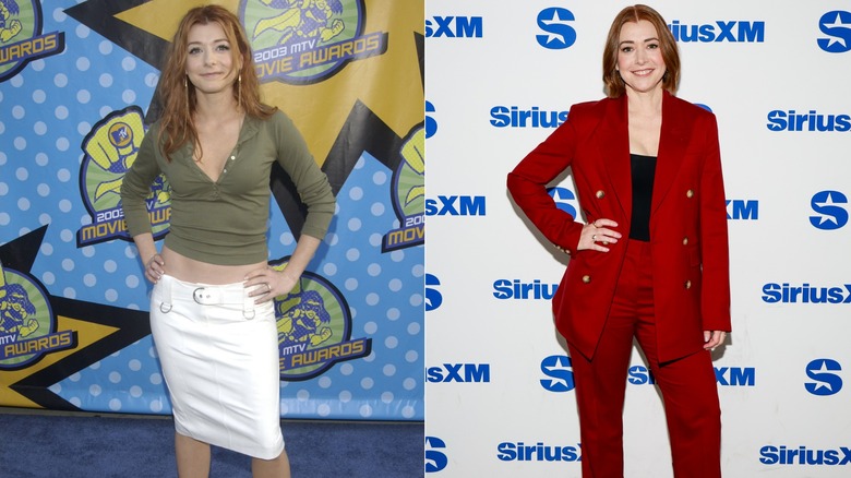 Alyson Hannigan en 2003 y 2025