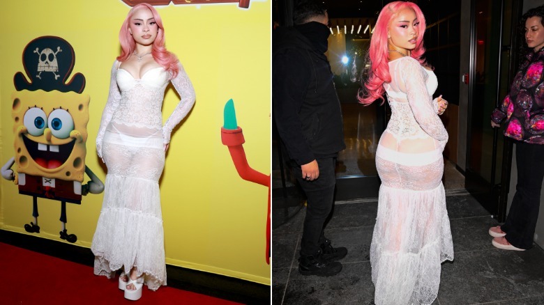 Ice Spice en el estreno de La película Bob Esponja: Busca Pantalones Cuadrados