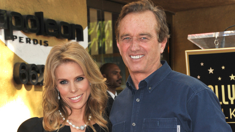 Cheryl Hines y RFK Jr. el día de su boda en 2014