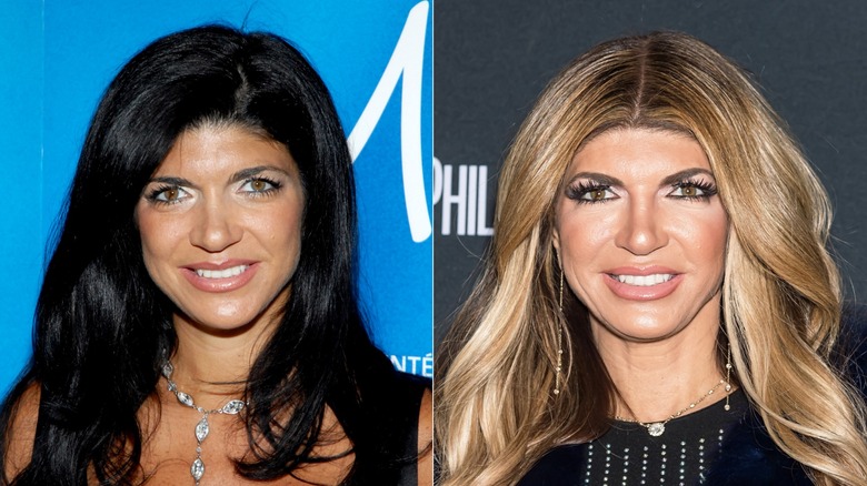 Teresa Giudice en 2009 y 2017