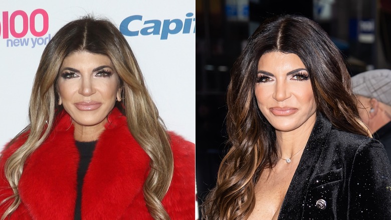 Teresa Giudice con lápiz labial nude