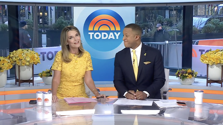 Savannah Guthrie y Craig Melvin presentan el inicio del programa matutino del Today Show