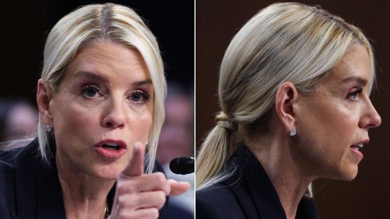 Pam Bondi se dirige a un comité del Senado