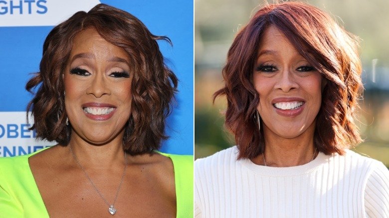 Gayle King sonriendo en 2022 y 2026
