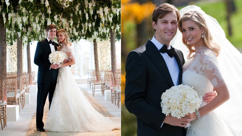 Ivanka Trump y Jared Kushner el día de su boda