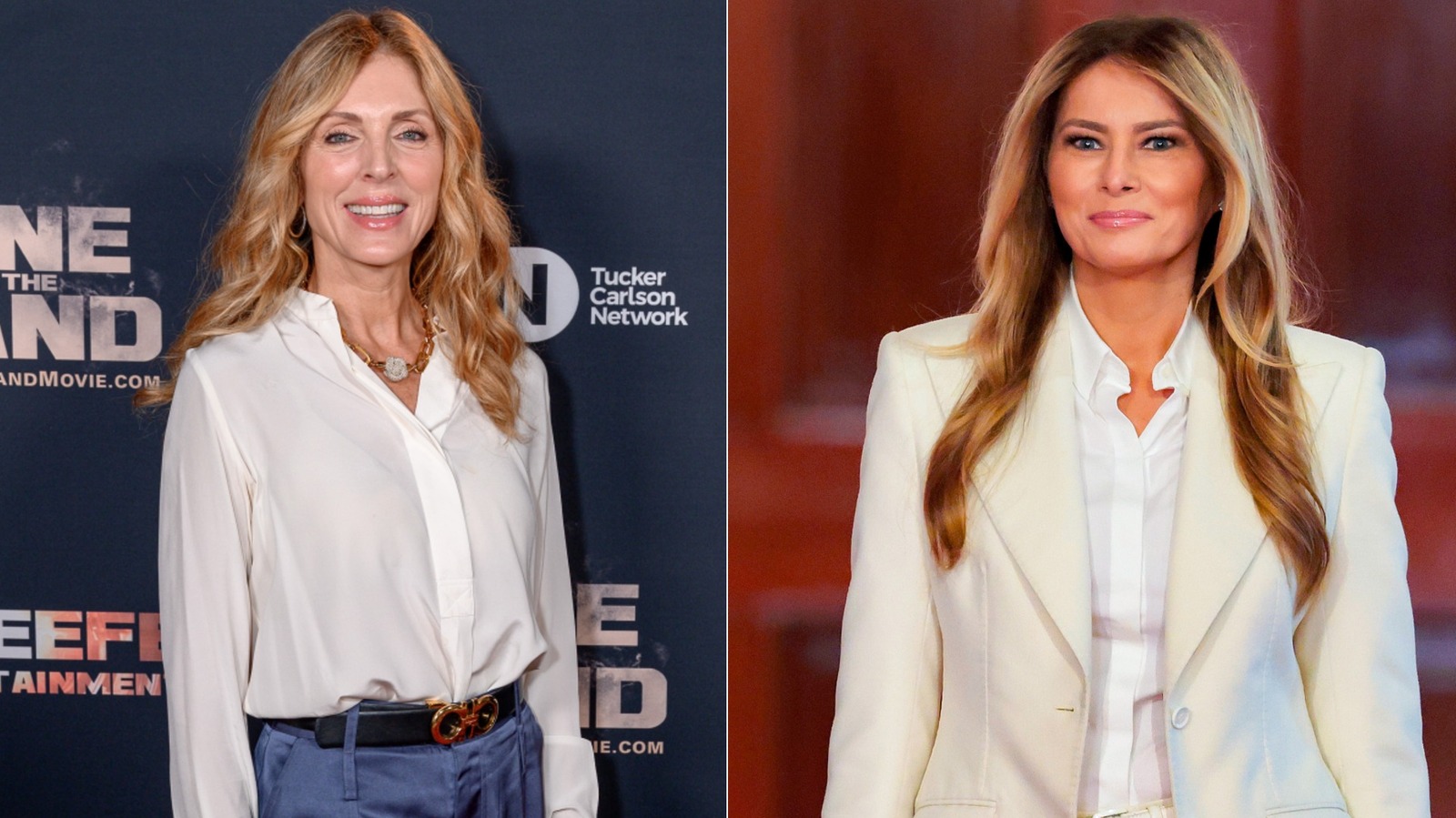 Los vestidos de novia de Melania Trump y Marla Maples no podrían ser más diferentes