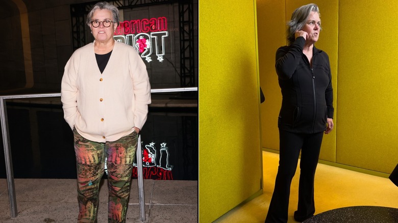 Rosie O'Donnell en 2024 versus 2025 después de tomar Mounjaro