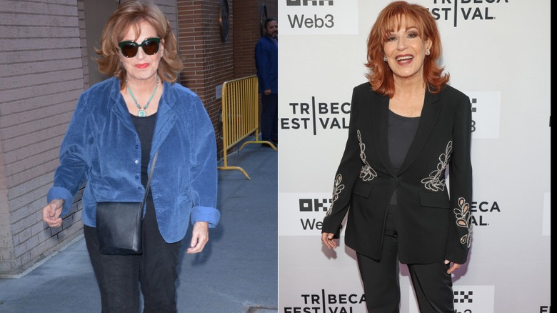Joy Behar antes y después de usar medicamentos GLP-1