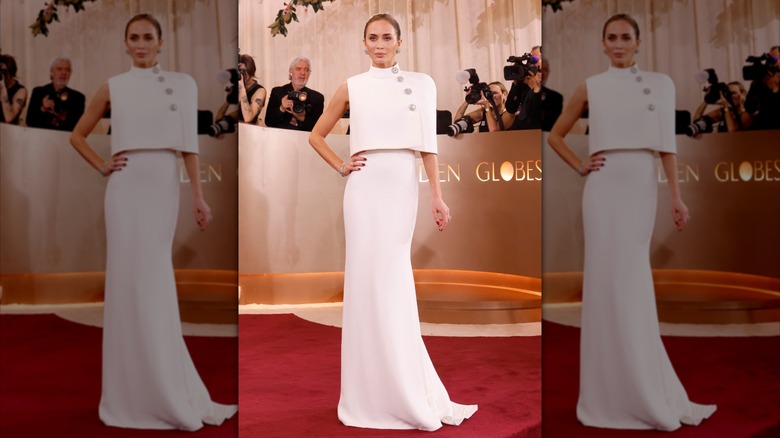 Emily Blunt en los Globos de Oro 2026.