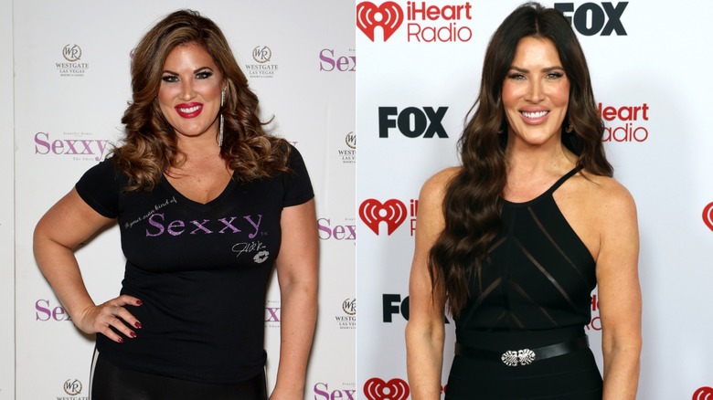 Emily Simpson con cabello ondulado