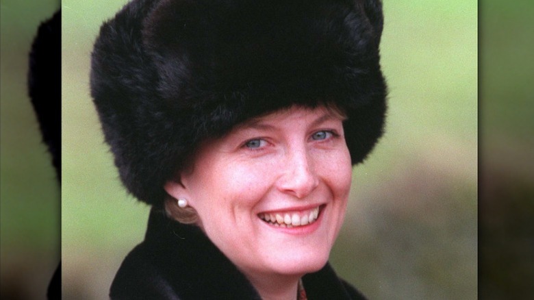 Sophie Rhys-Jones asistió a un servicio religioso en Sandringham