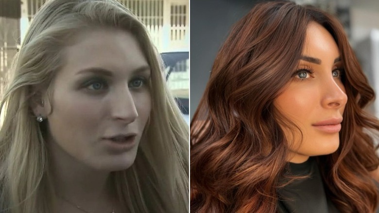 Fotos de Laura Loomer con el pelo rubio y con su nuevo tono castaño