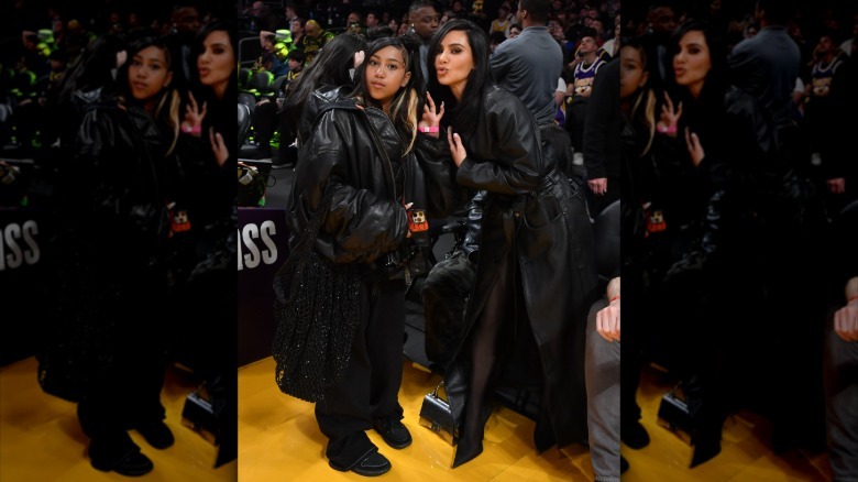Kim Kardashian y North West en 2024