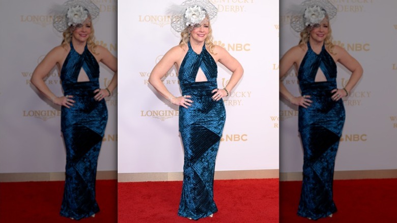Melissa Joan Hart posa en el Derby de Kentucky