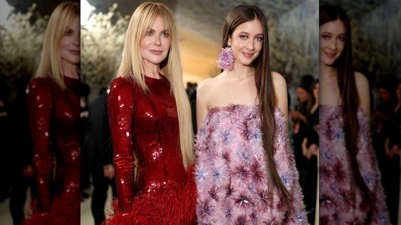 Nicole Kidman y su hija Sunday Rose Urban en la Met Gala