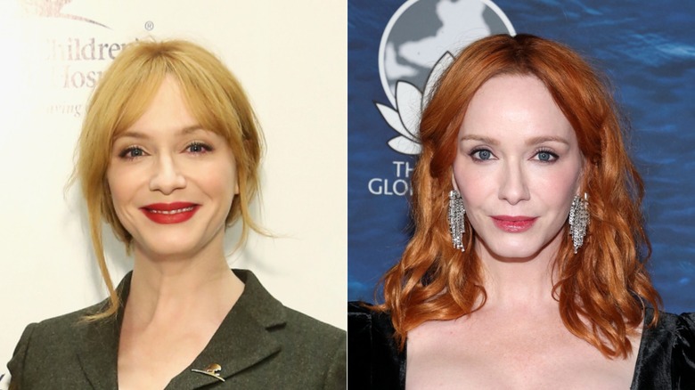 Christina Hendricks en 2016 y 2025