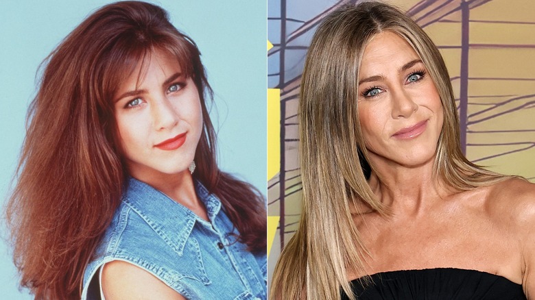 Jennifer Aniston en 1992 y 2025