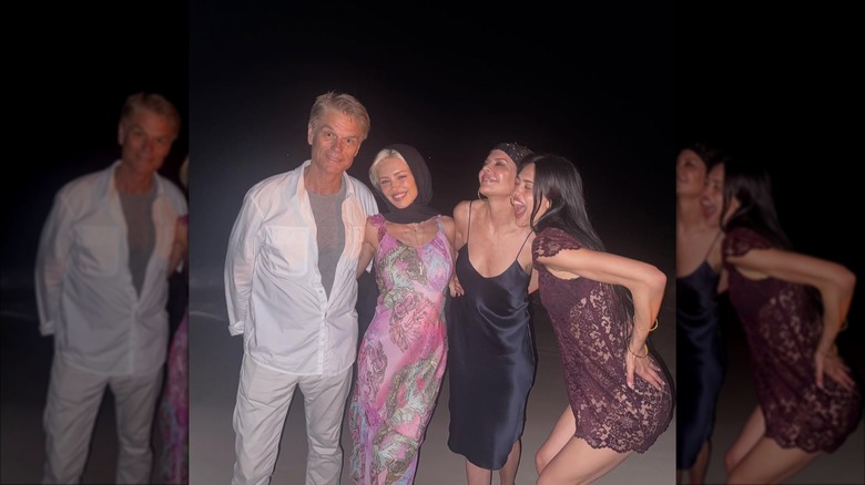 Lisa Rinna y Harry Hamlin con sus hijas