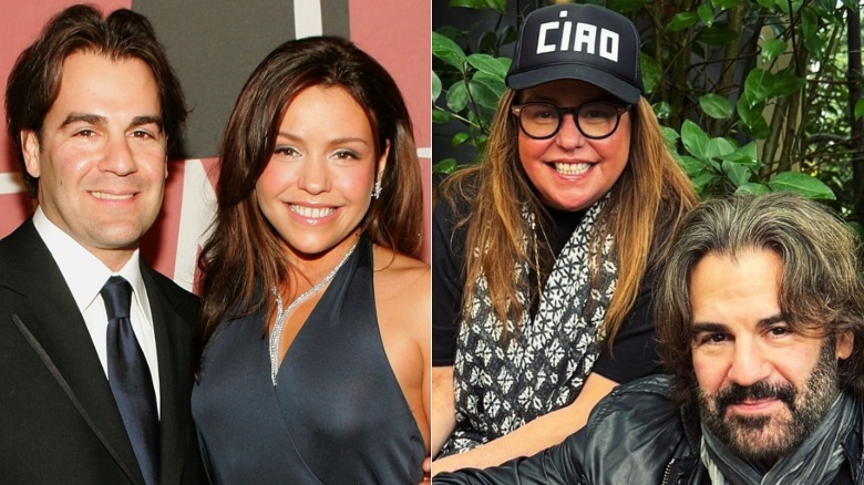 L: Rachael Ray y su esposo John Cusimano durante la lista de las 100 personas más influyentes de la revista Time 2006 / R: Rachel Ray y su esposo John Cuismano celebran juntos Halloween 2025