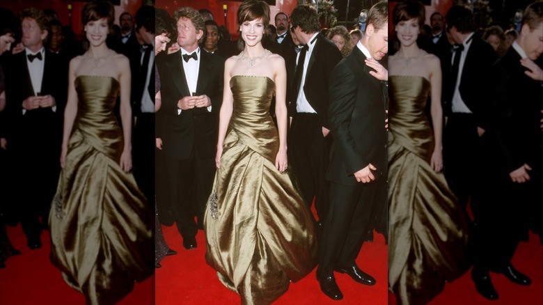 Hilary Swank en la 72ª edición de los Premios de la Academia en Los Ángeles en marzo de 2000