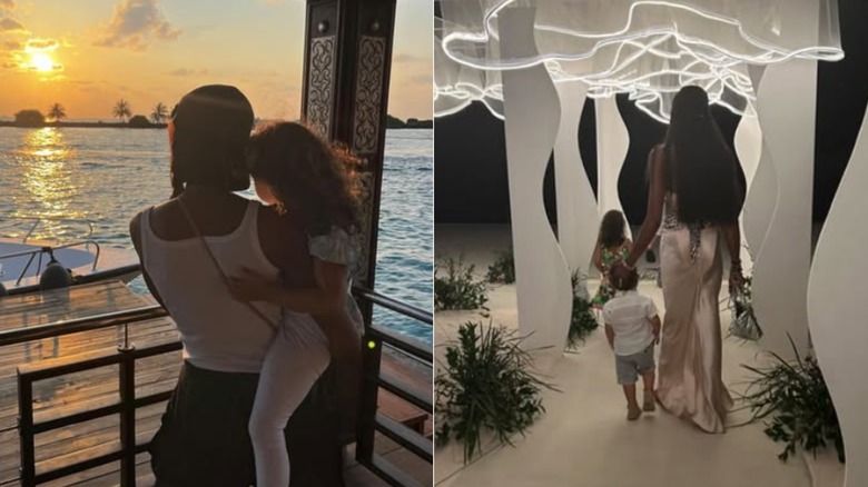 Naomi Campbell con sus hijos en Instagram desde abril de 2025