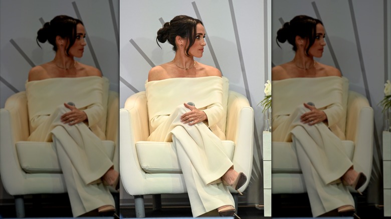 Meghan Markle en un panel del Día Mundial de la Salud Mental en octubre de 2023.