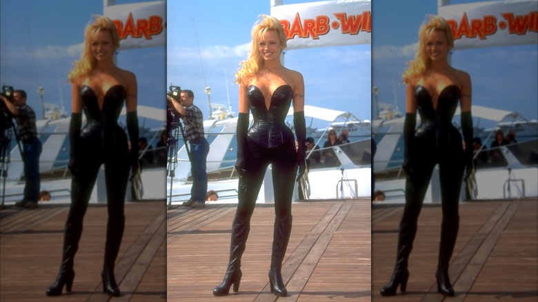 Pamela Anderson en el Festival de Cine de Cannes en 1995.