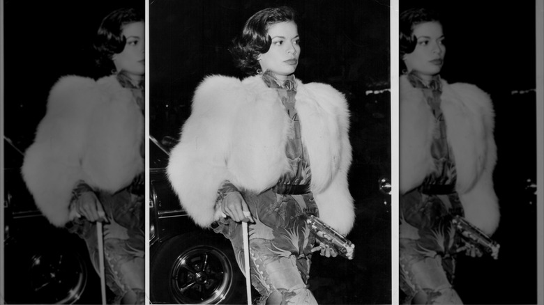 Bianca Jagger en Odeon Leicester Square para el estreno de "No mires ahora" en Londres en octubre de 1973