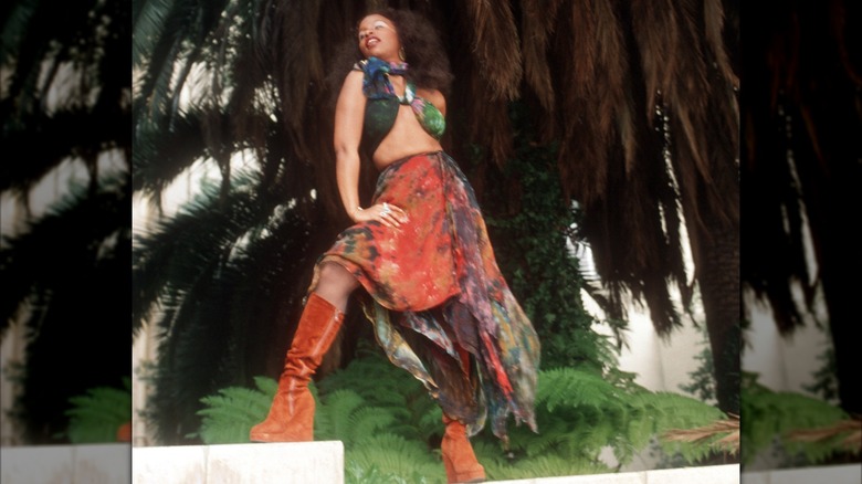 Chaka Khan posando para un retrato en 1978