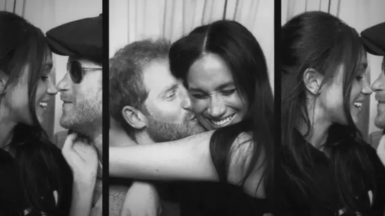 Cariñosas fotografías estilo fotomatón del príncipe Harry y Meghan Markle