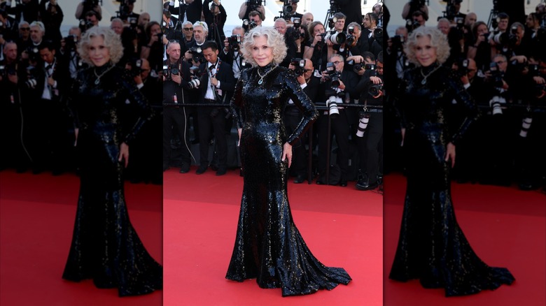 Jane Fonda en el Festival de Cine de Cannes.