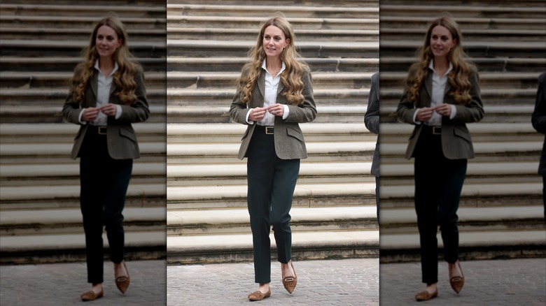Kate Middleton con cabello largo y ondulado