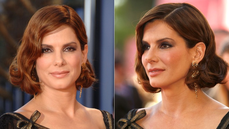 Sandra Bullock con un bob rizado vintage en el Festival de Cine de Venecia