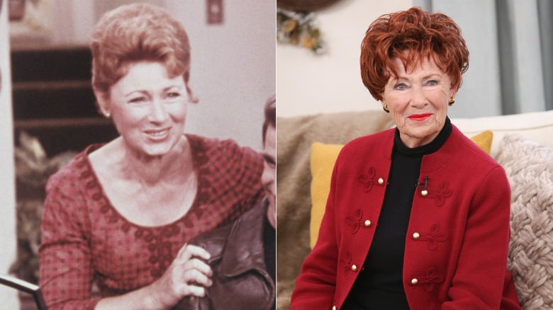 Fotos una al lado de la otra de Marion Ross en 