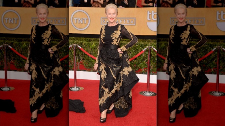 Helen Mirren posa en los Premios SAG 2014
