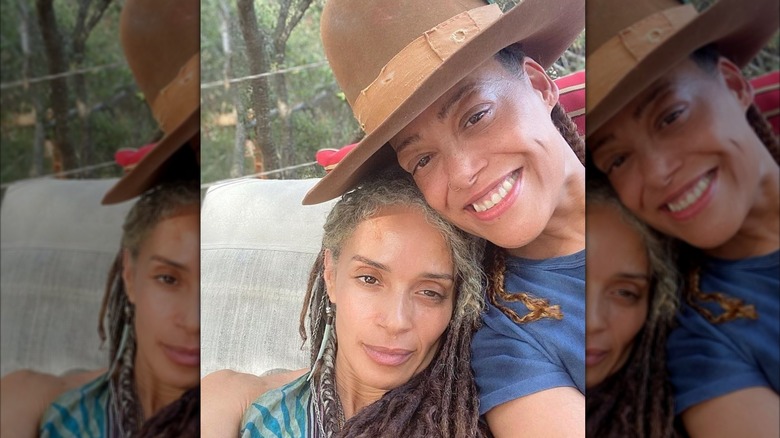 Lisa Bonet en un selfie con Cree Summer.