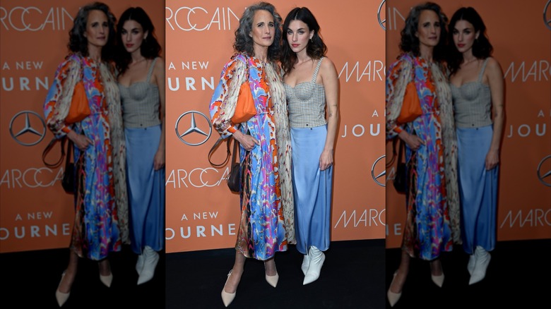 Andie MacDowell y su hija Rainey Qualley en 2023