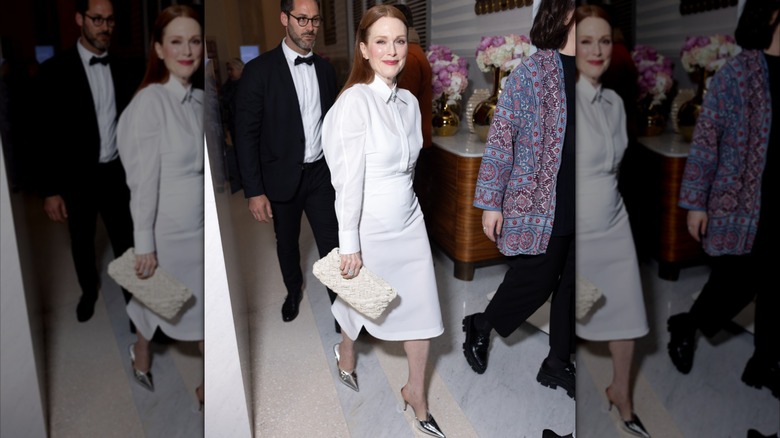 Julianne Moore en el 77º Festival de Cine de Cannes en mayo de 2024 en Cannes, Francia