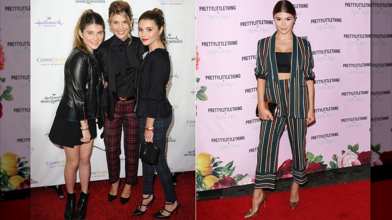 Olivia Jade en 2014 y 2017