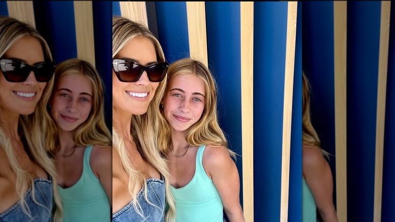 Christina Haack y su hija Taylor sonriendo juntas
