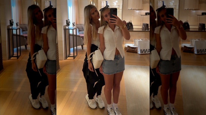 Christina Haack y su hija Taylor se toman una selfie en el espejo