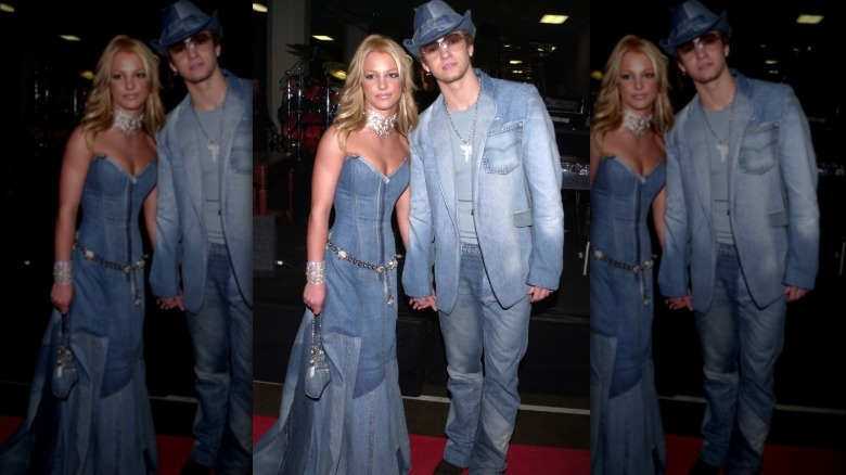 Britney Spears y Justin Timberlake en los AMA de 2001.