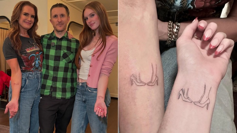 Brooke Shields y su hija Grier con sus tatuajes a juego mayo 20224
