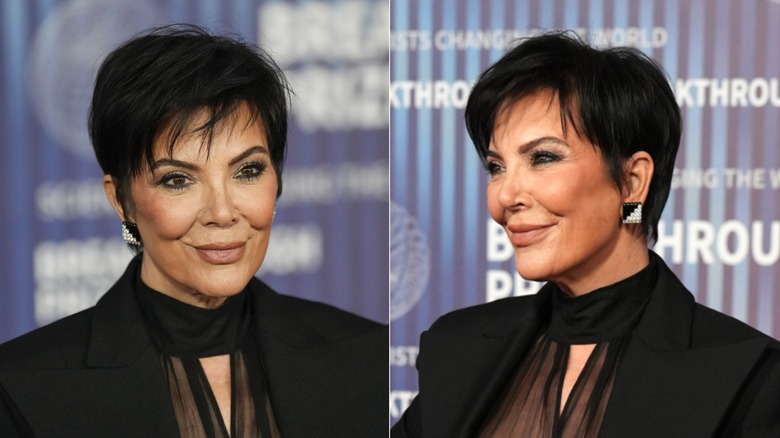 Kris Jenner con su duendecillo característico en 2024