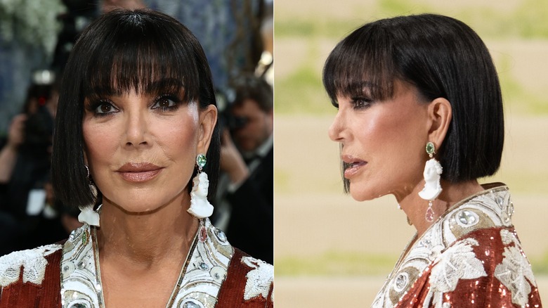 Kris Jenner con un bob y flequillo en 2026