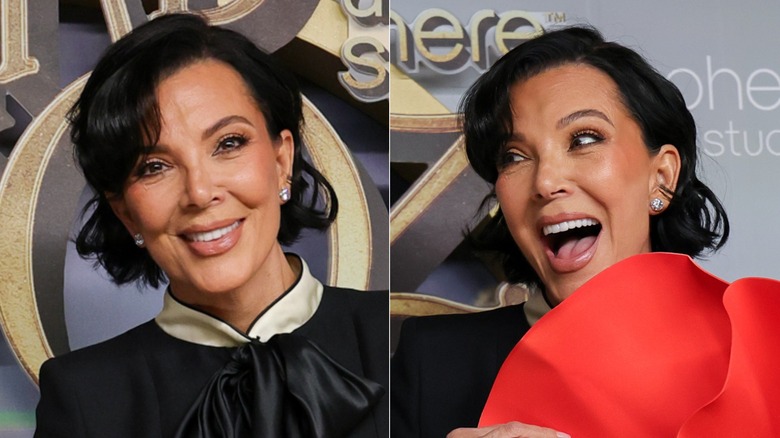 Kris Jenner con un bob rizado en 2025