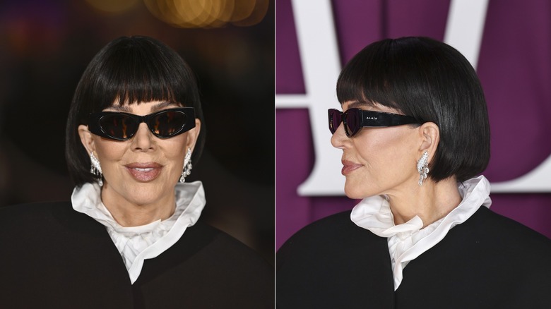 Kris Jenner con flequillo y bob en 2025