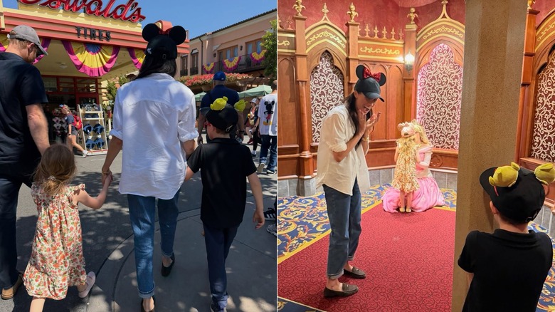 Meghan Markle y Lilibet en Disneylandia.