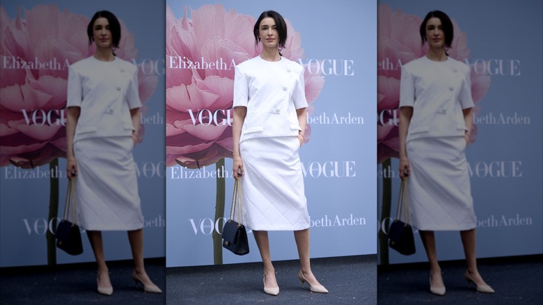 Bianca Romero asiste al lanzamiento de un perfume en Madrid.