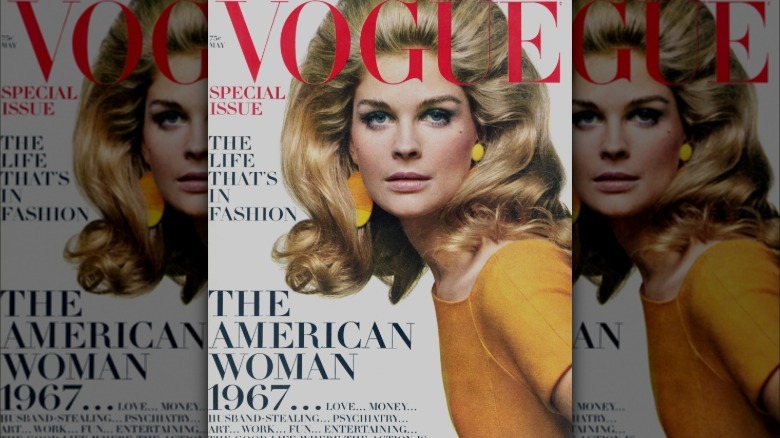 Candice Bergen en la portada de Vogue en 1967.
